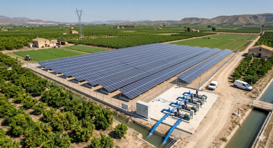 Huerto solar agrícola en Orihuela, Alicante